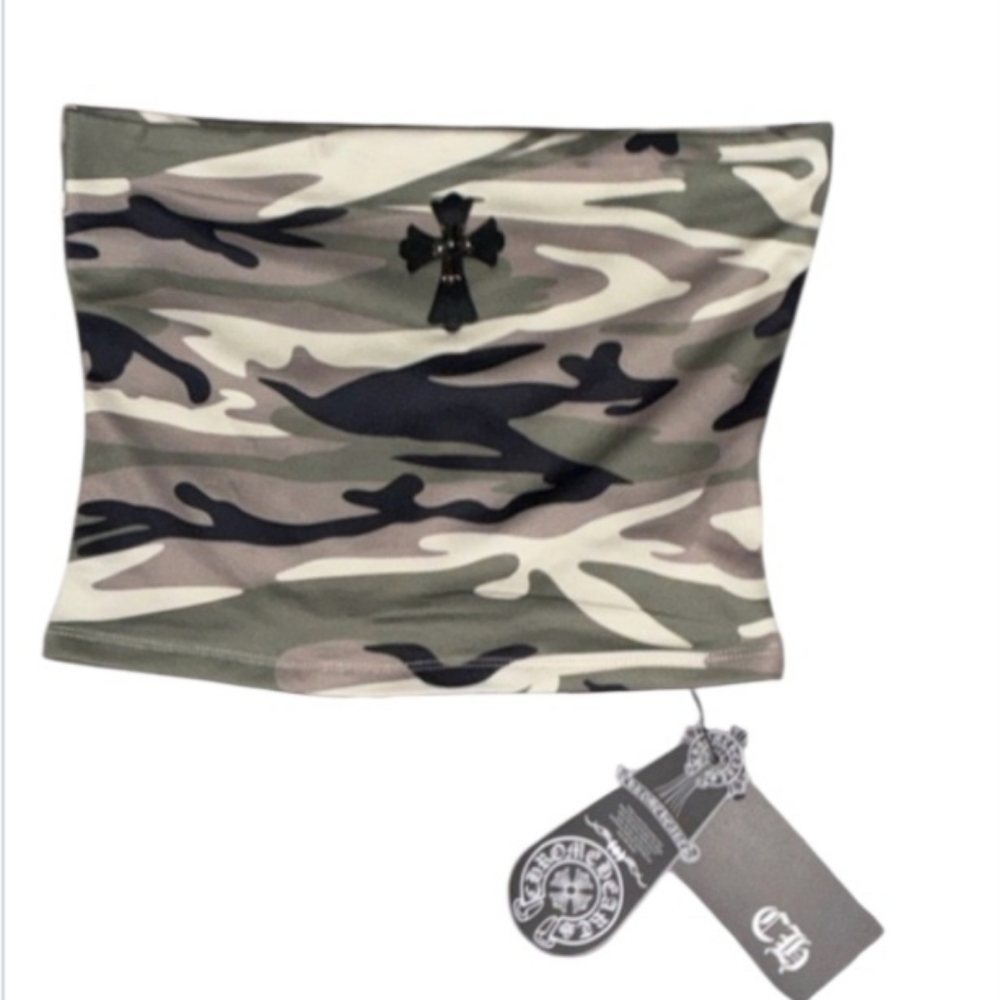 Chrome Hearts Bandeau Crop Top Rare Camo New With Tags